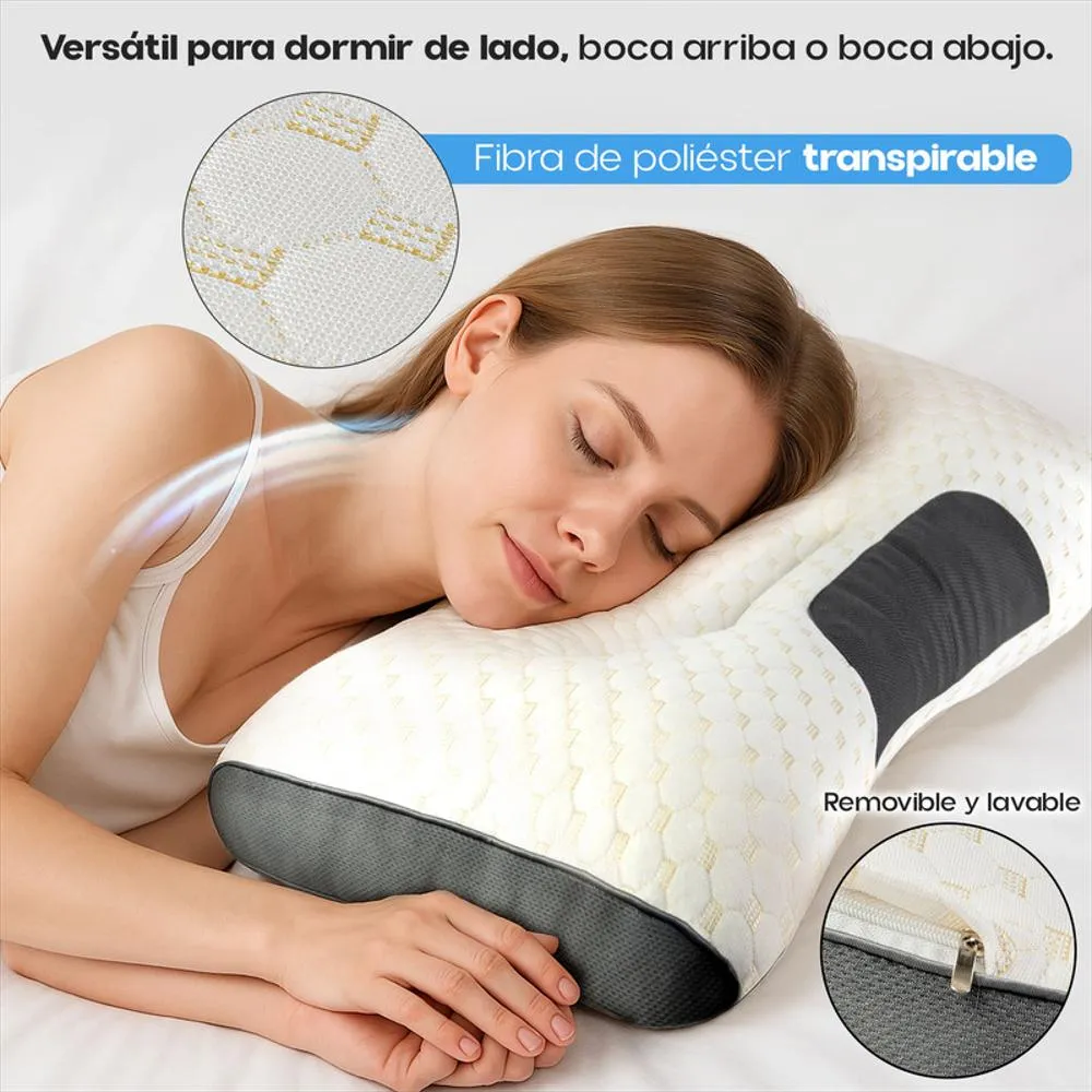 ALMOHADA ORTOPEDICA CERVIDREAM® 2 x 1 - Descanso profundo